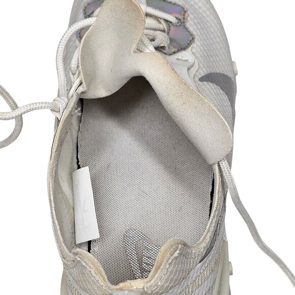Nike React Element 55 Summit White/Metallic Silver CN0147 100 Women's Size 9 - Picture 7 of 11